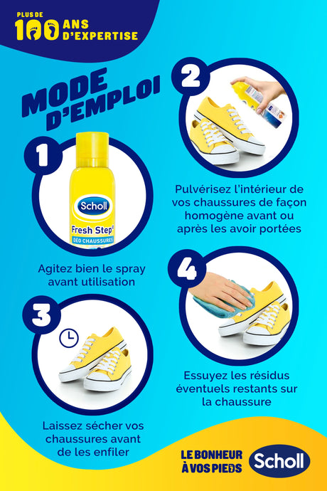 Déodorant Chaussures Scholl Fresh Step