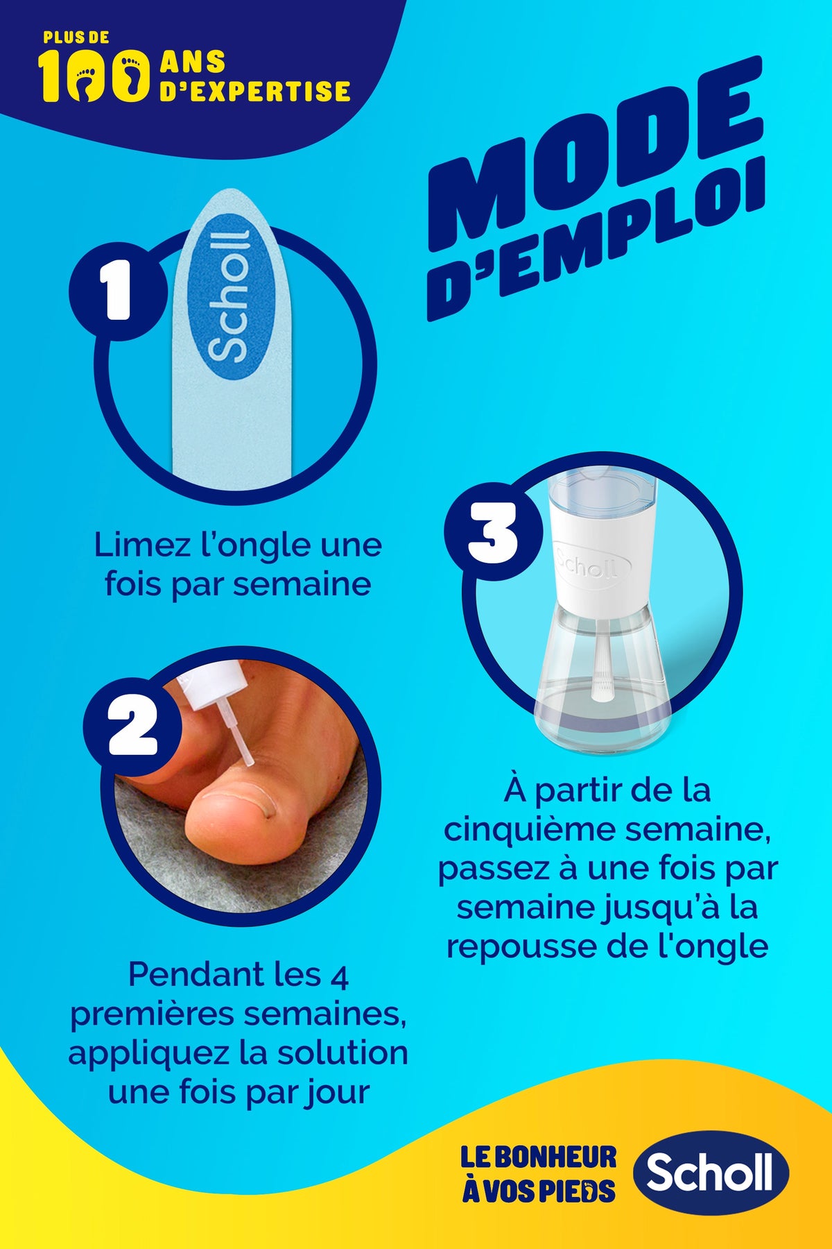 Scholl Solution 2 en 1 Mycose Des Ongles
