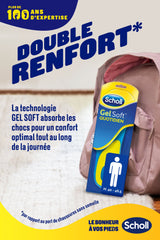 Wkładki Scholl GelSoft dla mężczyzn na co dzień - rozmiar 40-46.5