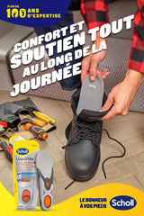 Scholl LiquiFlex インソール 男性用 強力サポート - サイズ 41-46.5