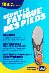 Scholl LiquiFlex インソール 男性用 強力サポート - サイズ 41-46.5