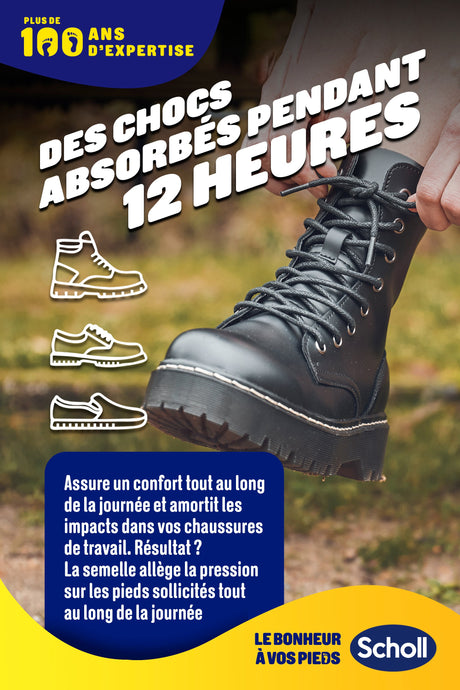 Semelles Scholl GelSoft Professionnelles Femme - Pointure 35.5-40.5