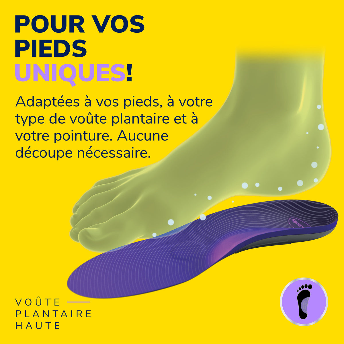 Ανατομικοί πάτοι άνεσης Custom Dr. Scholl's - Υψηλή καμάρα