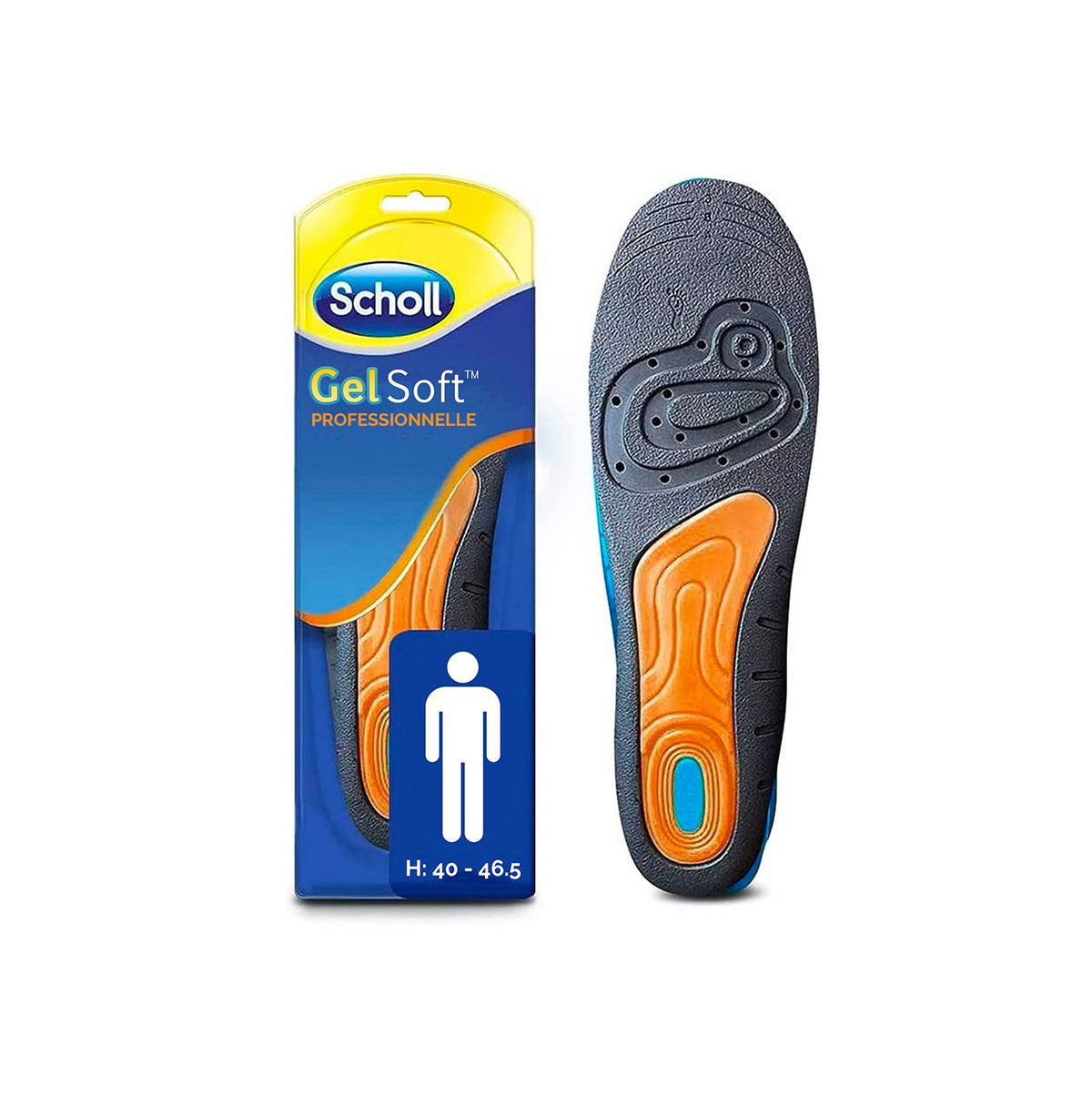 Solette Scholl GelSoft professionali da uomo - numero 40-46.5