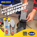 Scholl LiquiFlex™ innleggssåle med ekstra støtte (Large)