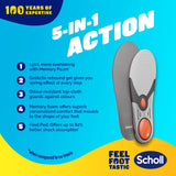 Scholl LiquiFlex™ innleggssåle med ekstra støtte (Large)
