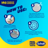 Scholl LiquiFlex™ innleggssåle med ekstra støtte (Large)