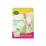 Lot de 4 Masques Pieds Scholl Aloé Véra
