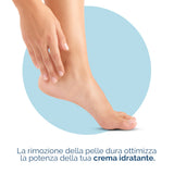Velvet Roll do pedicure z dodatkową szczotką złuszczającą