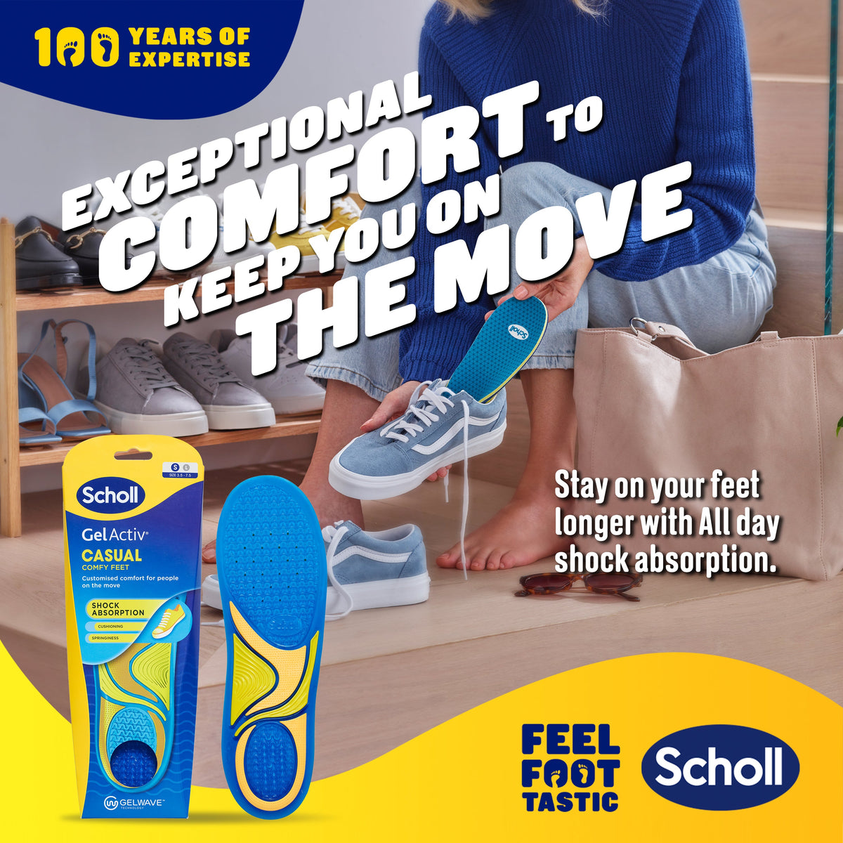 Solette Scholl GelActiv® per uso quotidiano (Small)