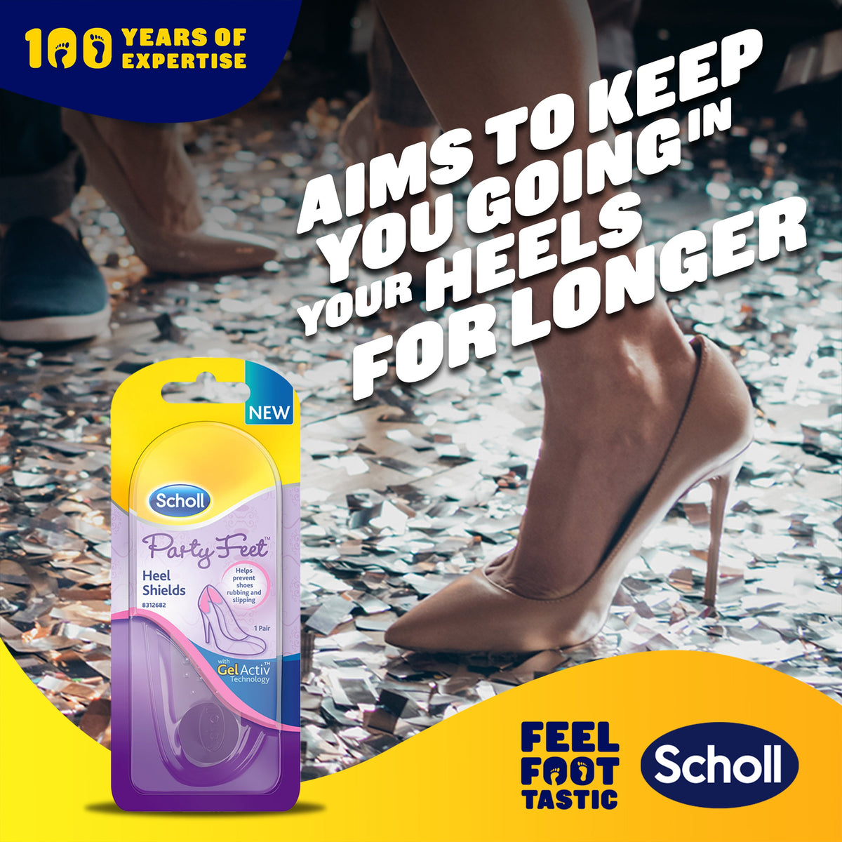 Scholl Party Feet® -kantapääsuojat