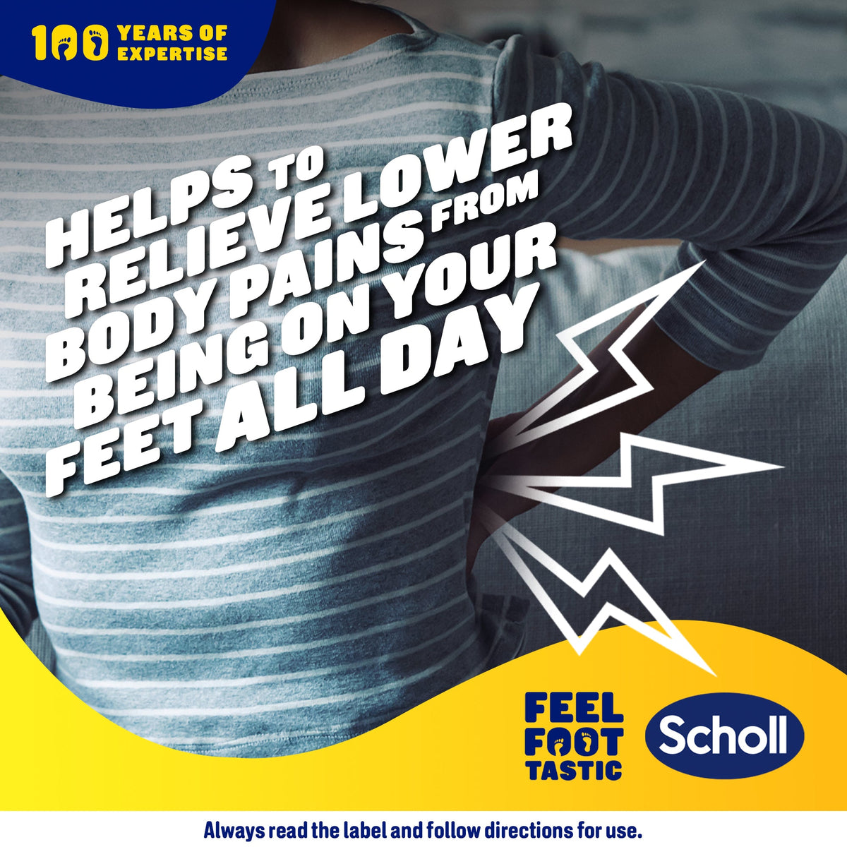 Orthèse Scholl In-Balance® pour soulager les douleurs lombaires