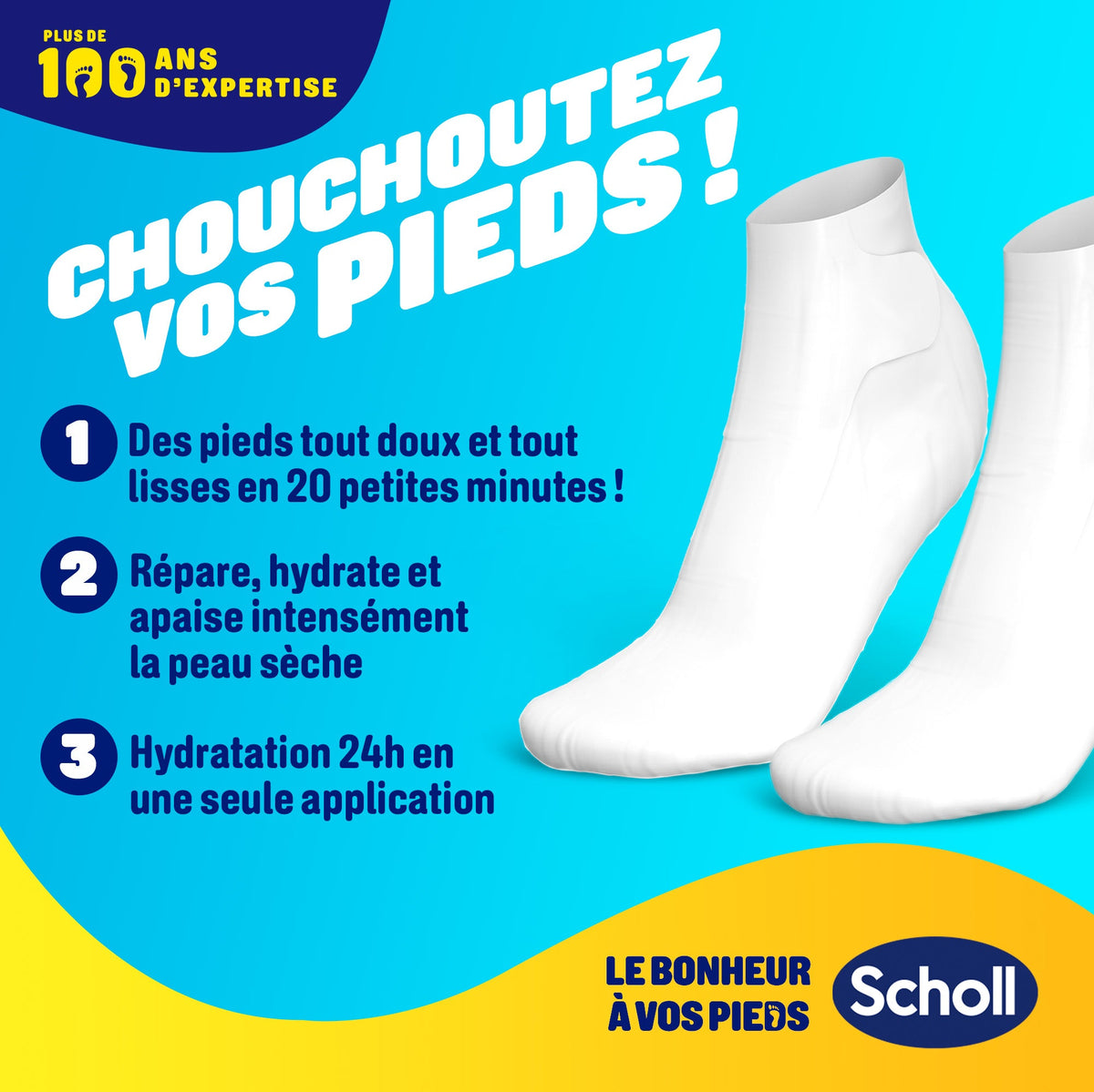 Scholl Masque Pieds Relaxant
