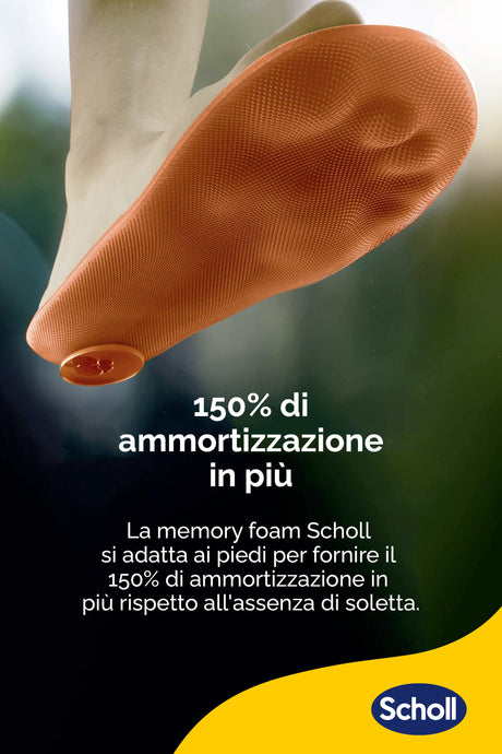 Scholl LiquiFlex™ Extra Supporto per scarpe da lavoro, stivali e scarpe antinfortunistiche, taglia S