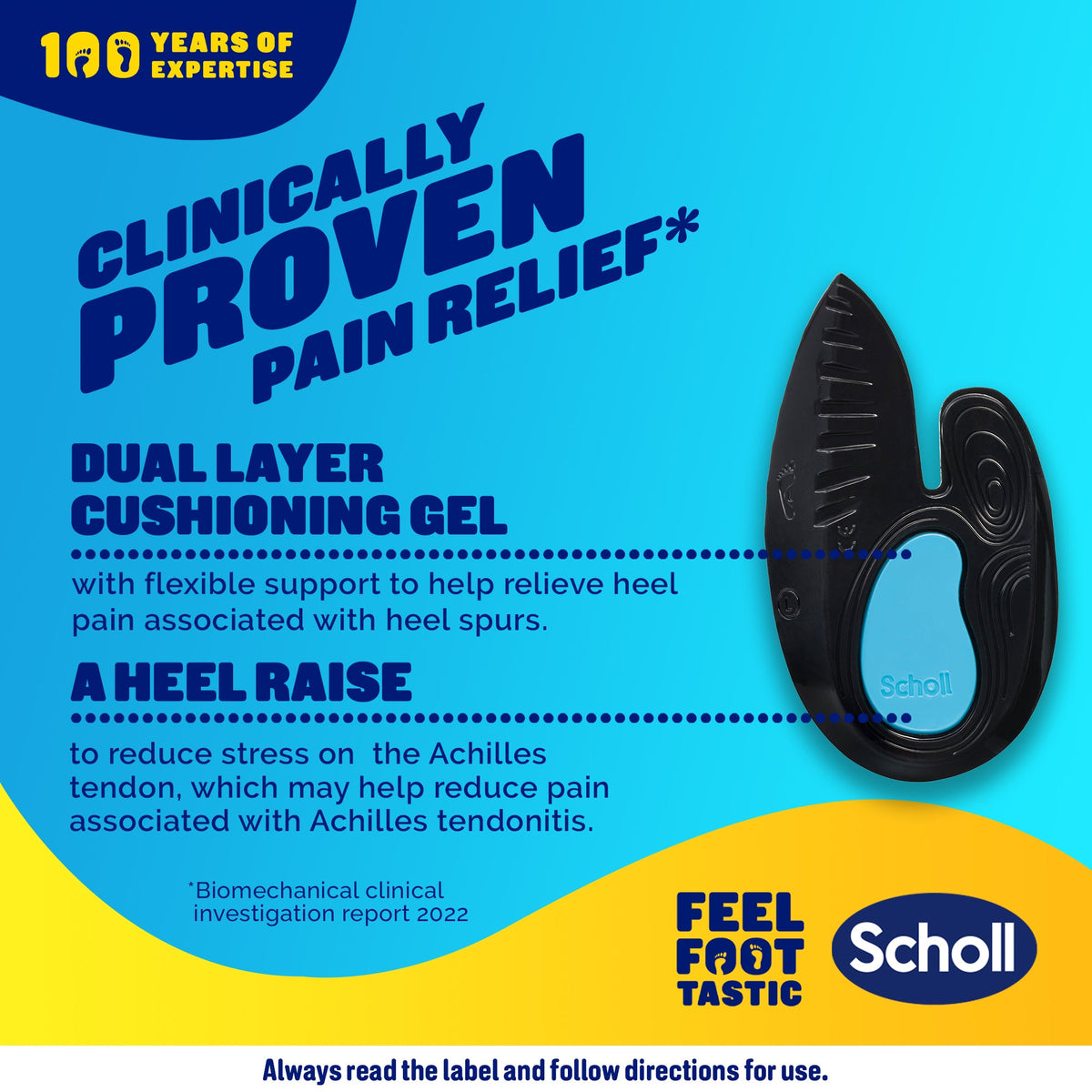Scholl In-Balance® -pohjallinen kantapääkivun lievitykseen