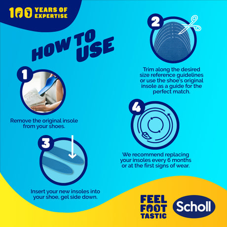 Scholl GelActiv® Sport Insoles (Large)