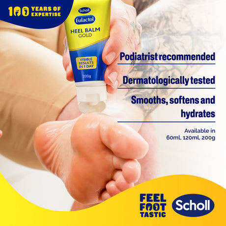 Scholl Eulactol Heel Balm Gold 200g