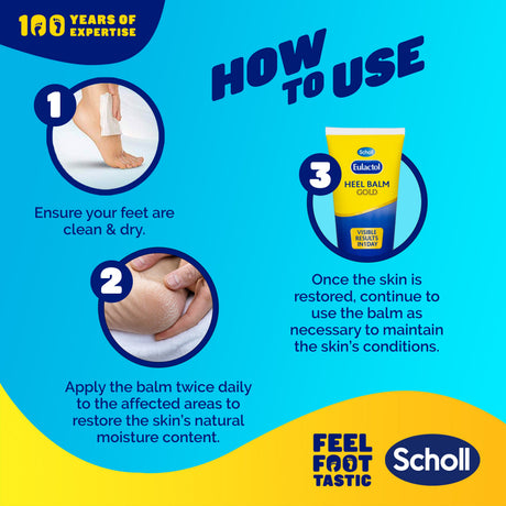 Scholl Eulactol Heel Balm Gold 200g