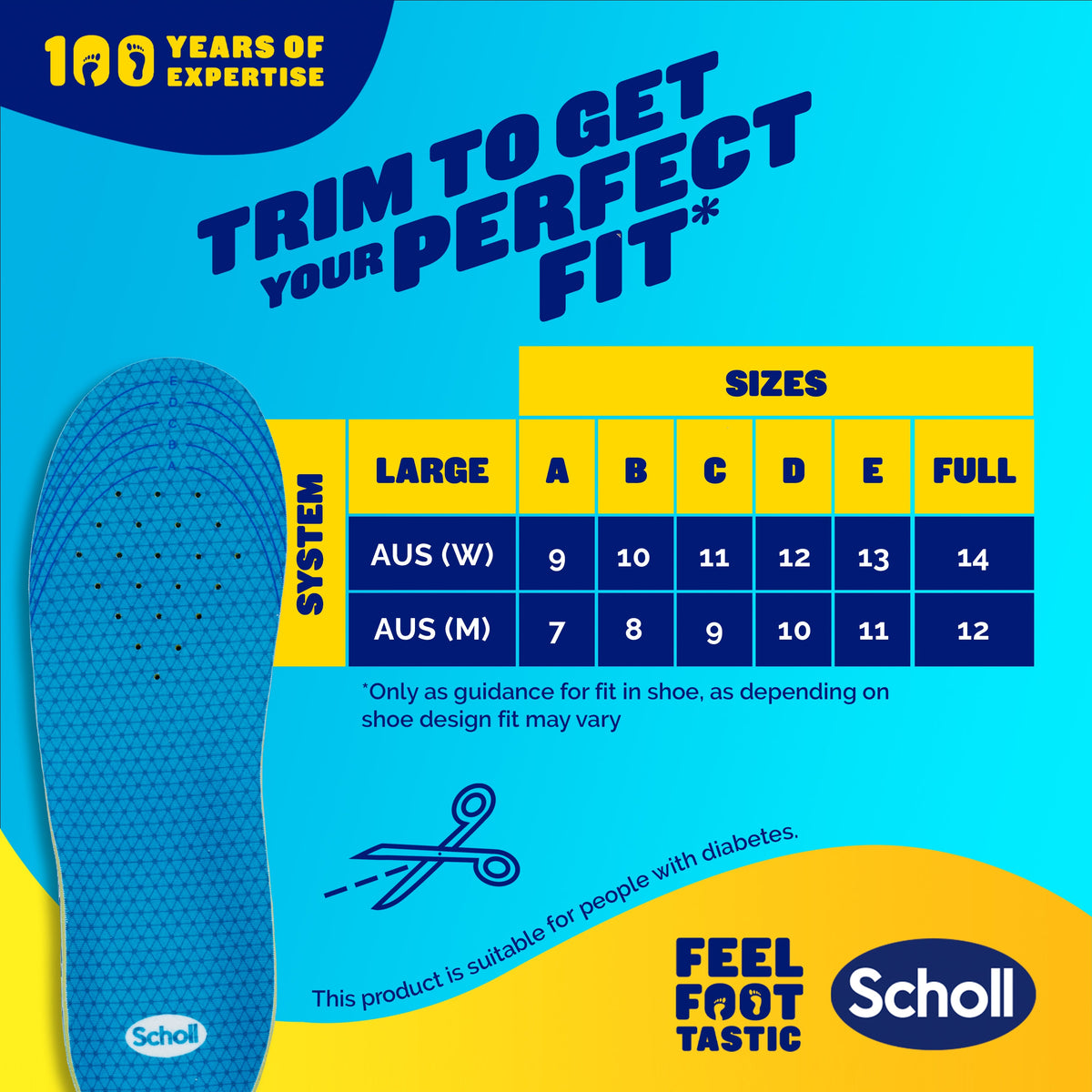 Scholl GelActiv® Freizeiteinlegesohlen (Large)