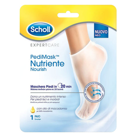 Pedimask Maschera Piedi Nutriente con Olio di Macadamia | Scholl.it