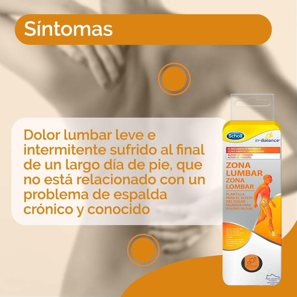 Plantillas Scholl In-Balance para el alivio del dolor en la zona lumbar