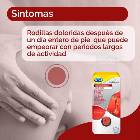 Plantillas Scholl In-Balance para el alivio del dolor de rodilla y talón