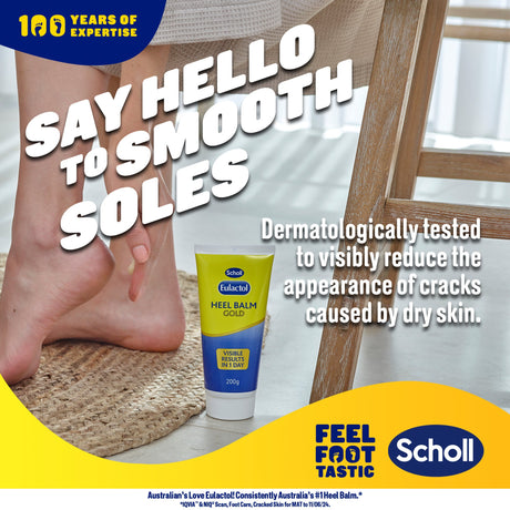 Scholl Eulactol Heel Balm Gold 200g