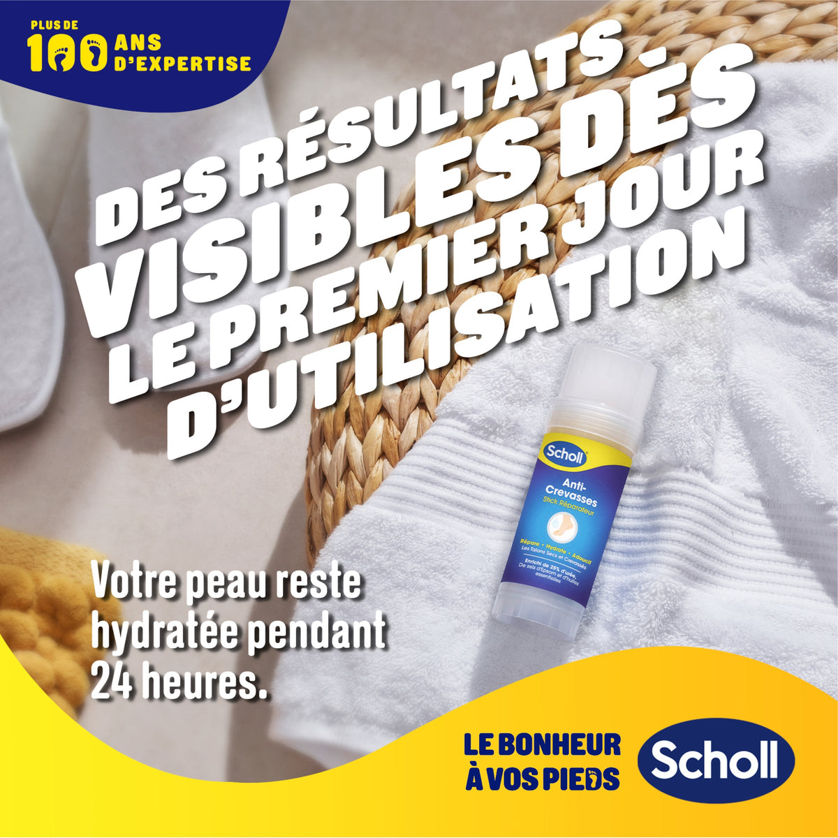 Stick Scholl contre les crevasses 70 g