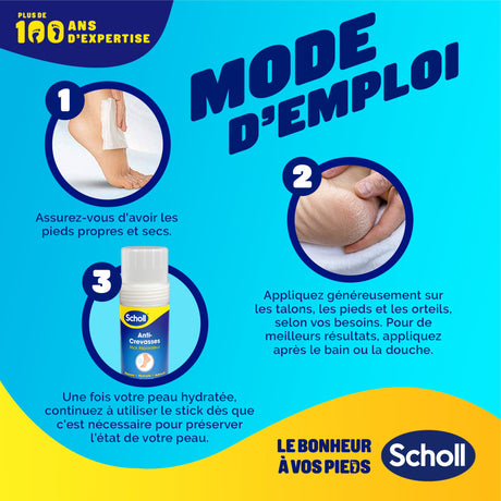 Stick Scholl contre les crevasses 70 g