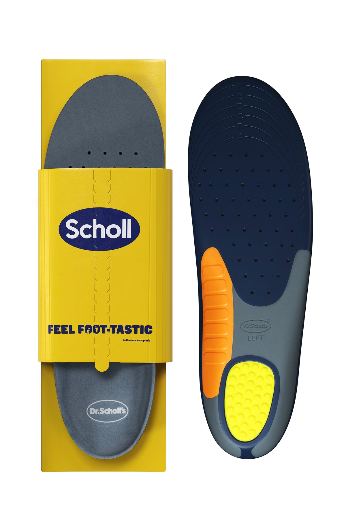 Soletti di sostegno rinforzato Dr. Scholl's da uomo, taglia UK 7-12
