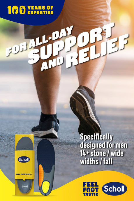 Dr. Scholl's Heavy Duty Support Insoles for Men, UK Size 7-12