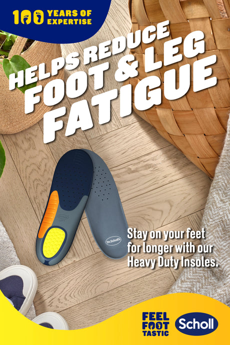 Dr. Scholl's Heavy Duty Support Insoles for Men, UK Size 7-12