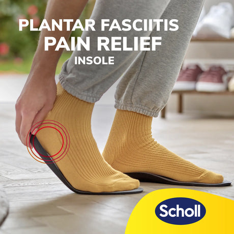 Scholl Insoles L (9 – 11) Plantar Fasciitis Pain Relief Insoles Large