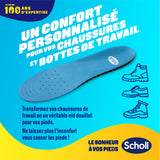 Scholl GelActiv professionelle indlægssåler - størrelse 35.5-40.5