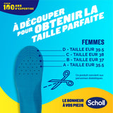 Scholl GelActiv professionelle indlægssåler - størrelse 35.5-40.5