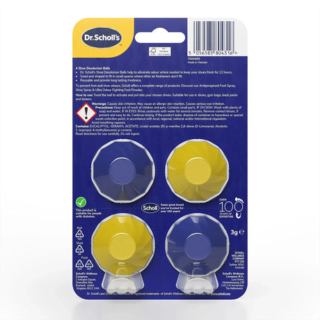 Scholl Aid Shoe Deodoriser Balls