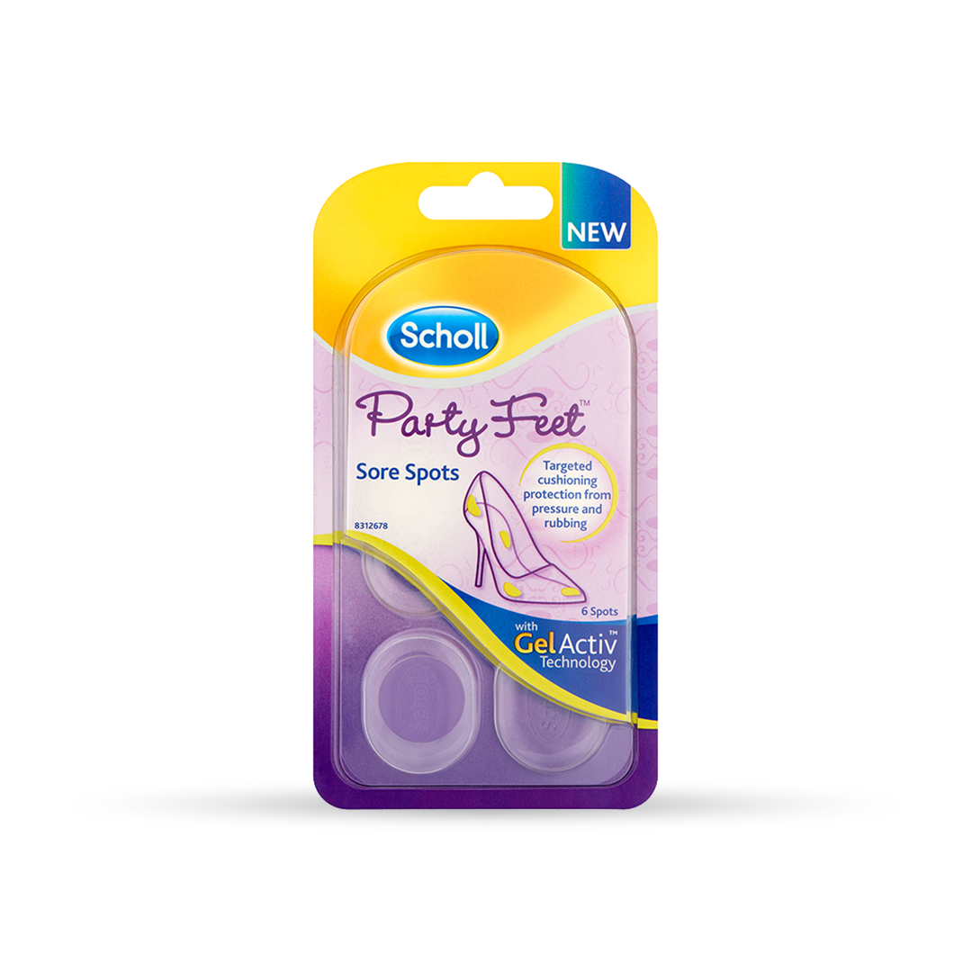 Scholl Party Feet™ géles párnák érzékeny pontokhoz 6db