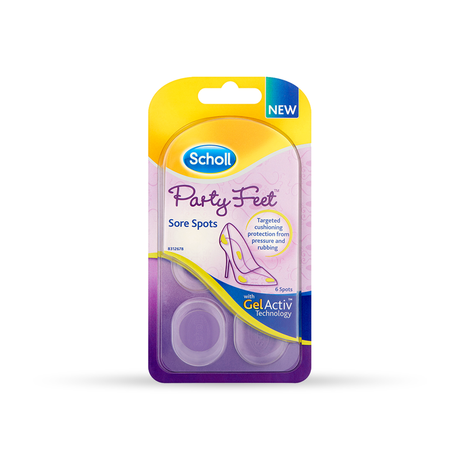 Scholl Party Feet™ géles párnák érzékeny pontokhoz 6db