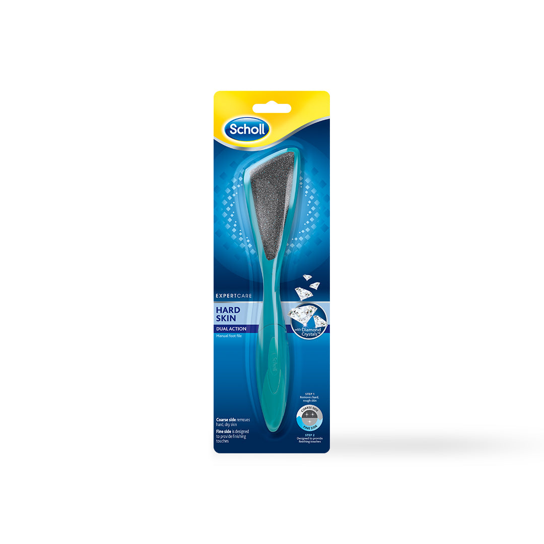 Scholl Velvet Smooth™ manuel fodfil med dobbelt virkning