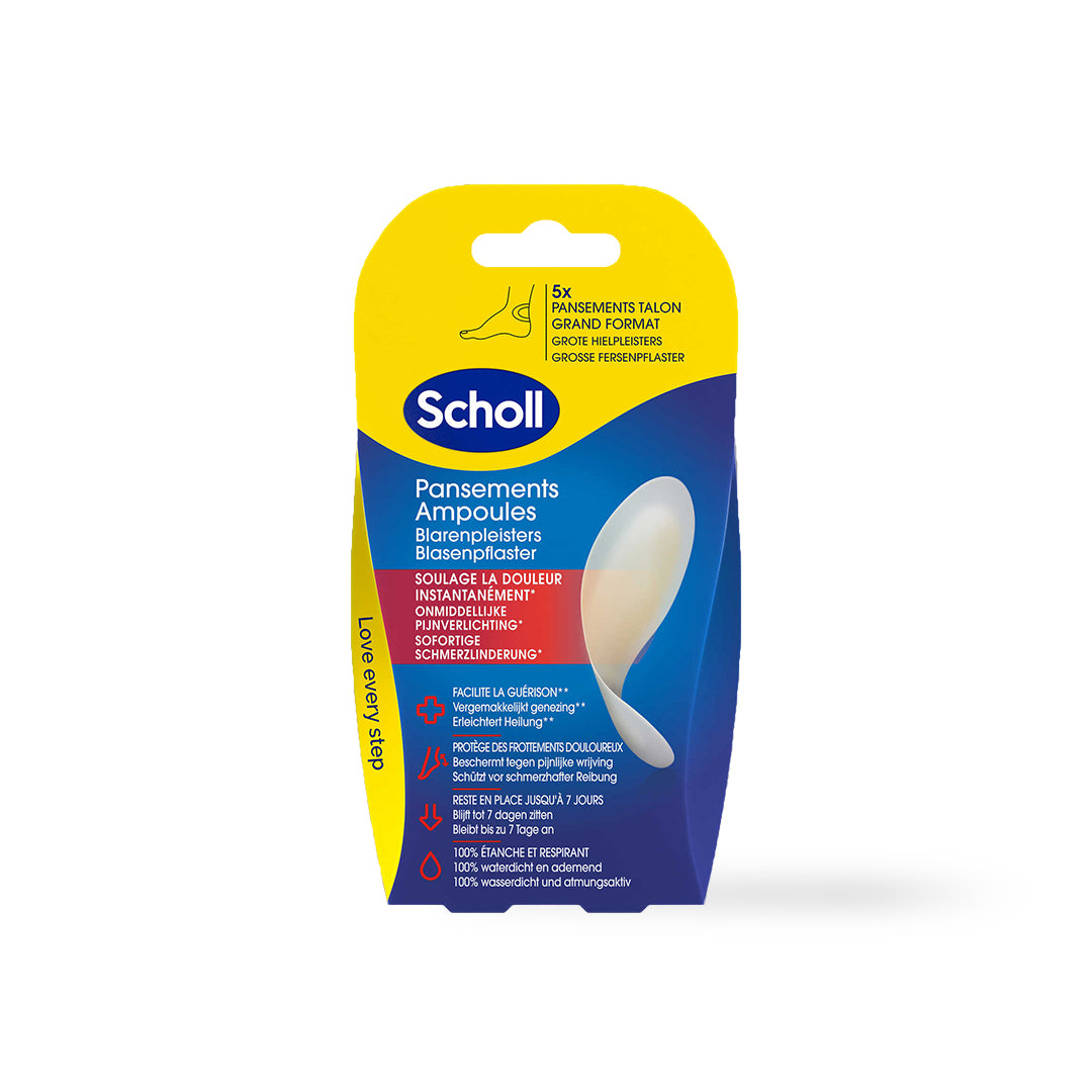 Scholl Pansements Ampoules Talon Grand Format - 5pc