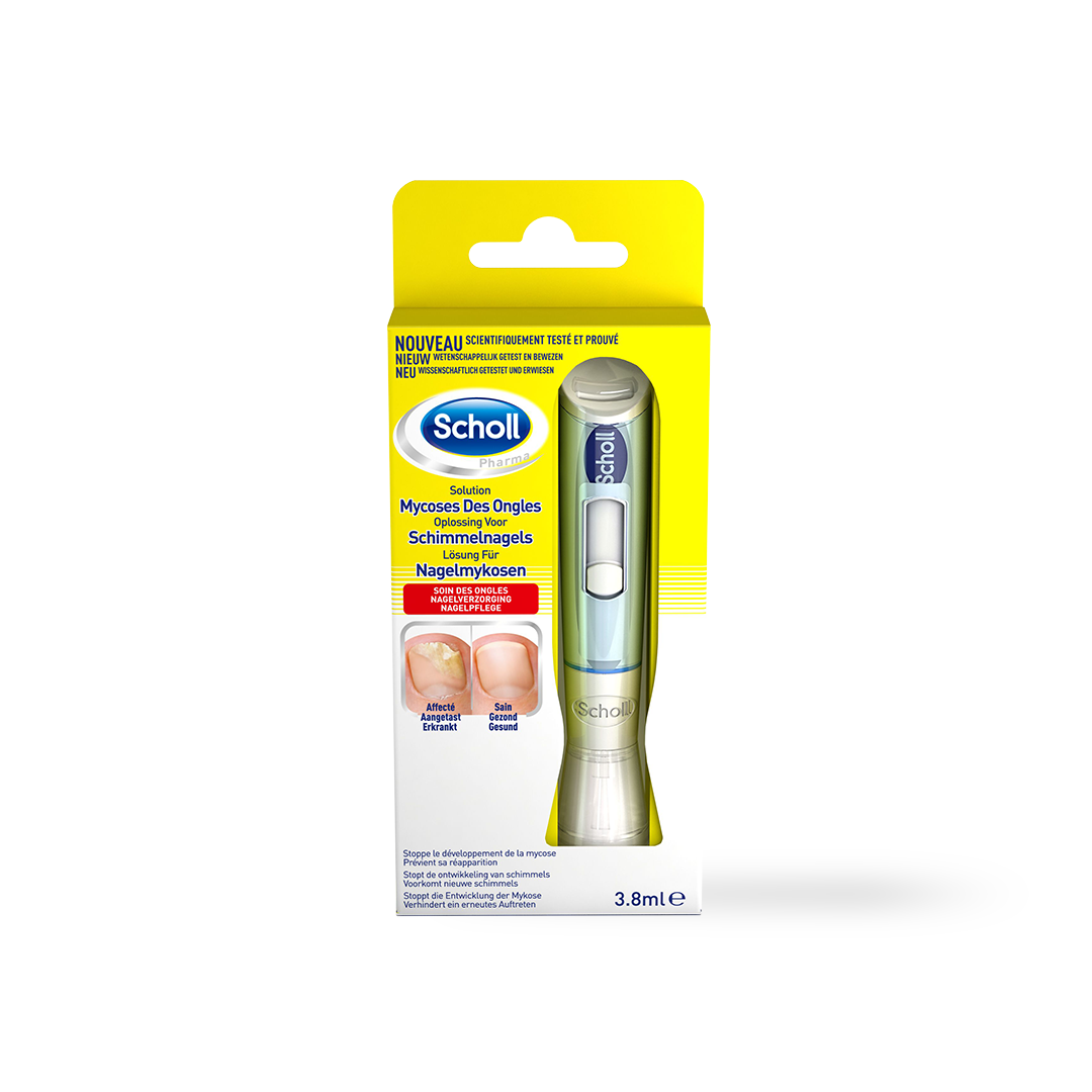 Scholl 2-in-1-Lösung für durch Nagelpilz geschädigte Nägel 3,8 ml