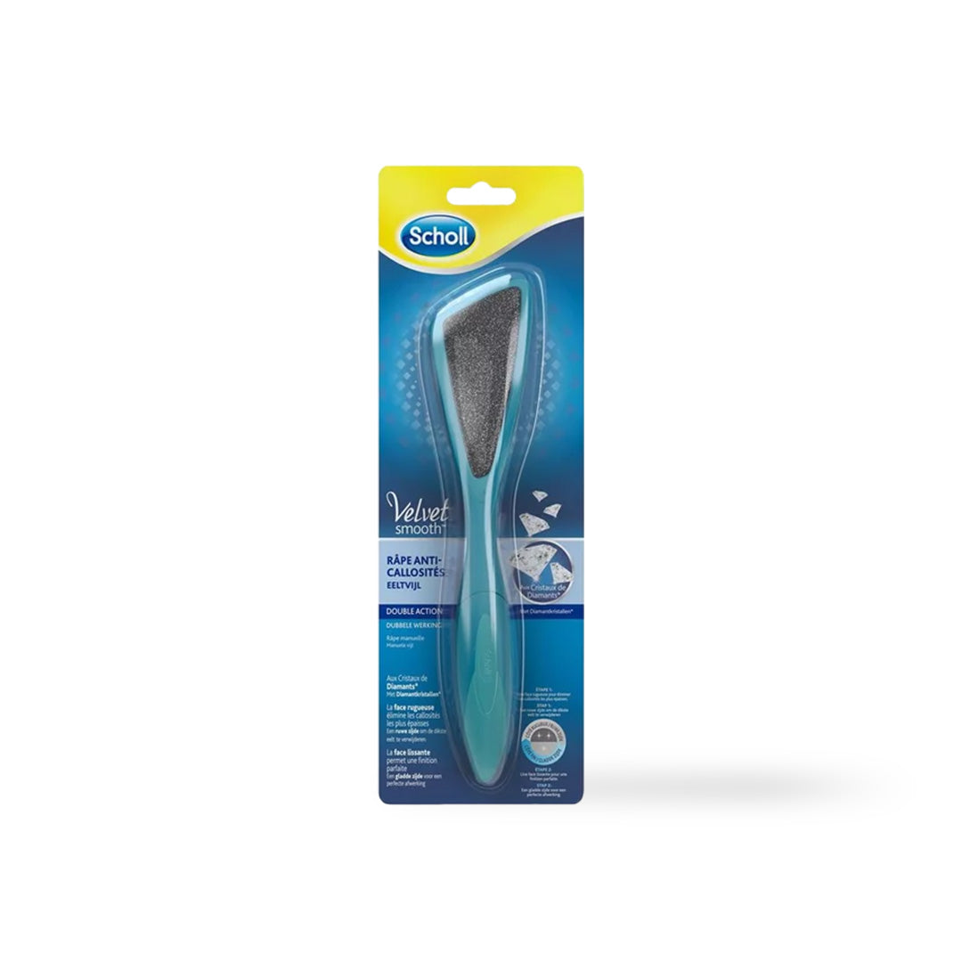 Scholl Velvet Smooth elektrische voetvijl tegen eelt met diamantkristallen