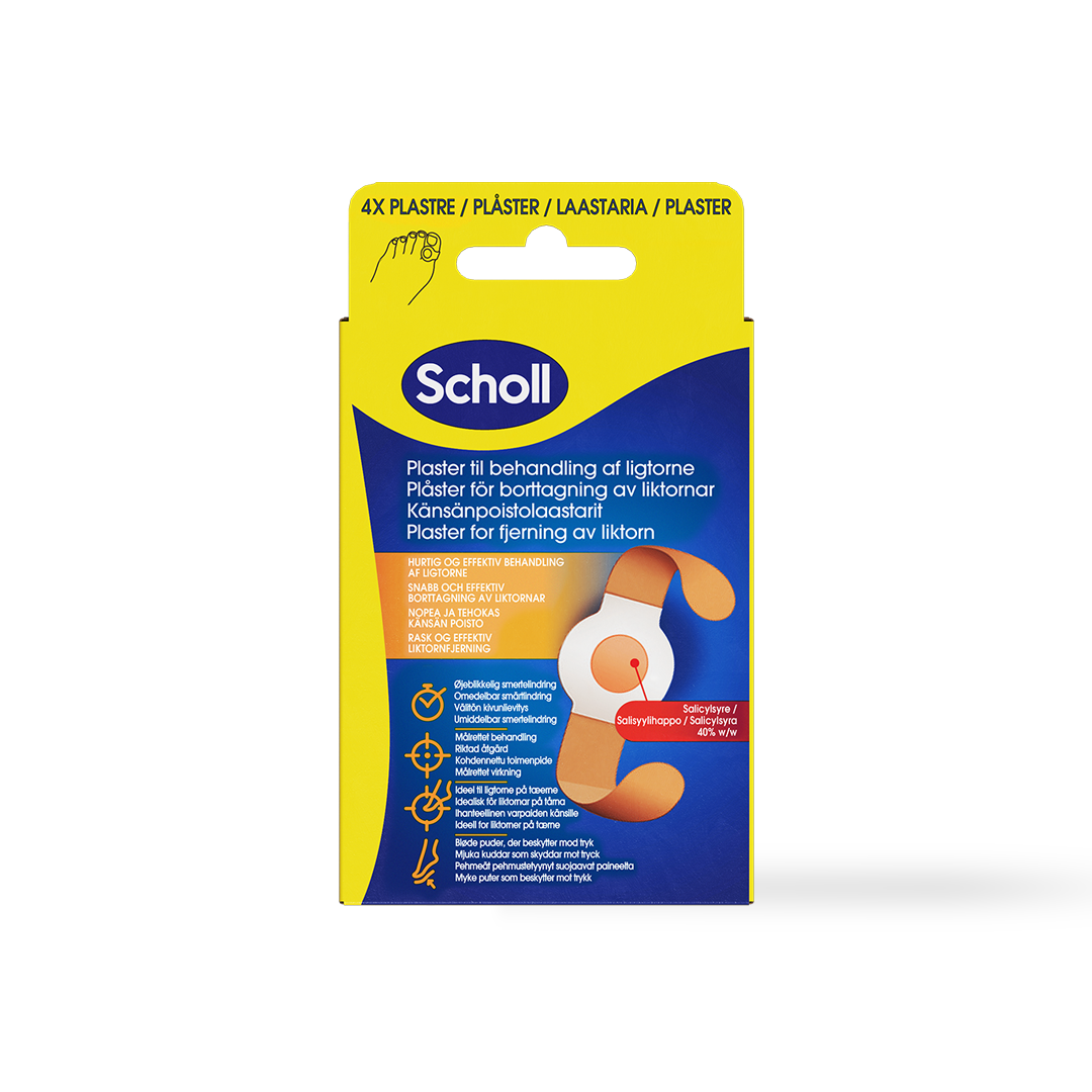 Pansements Scholl pour cors, 4 pièces
