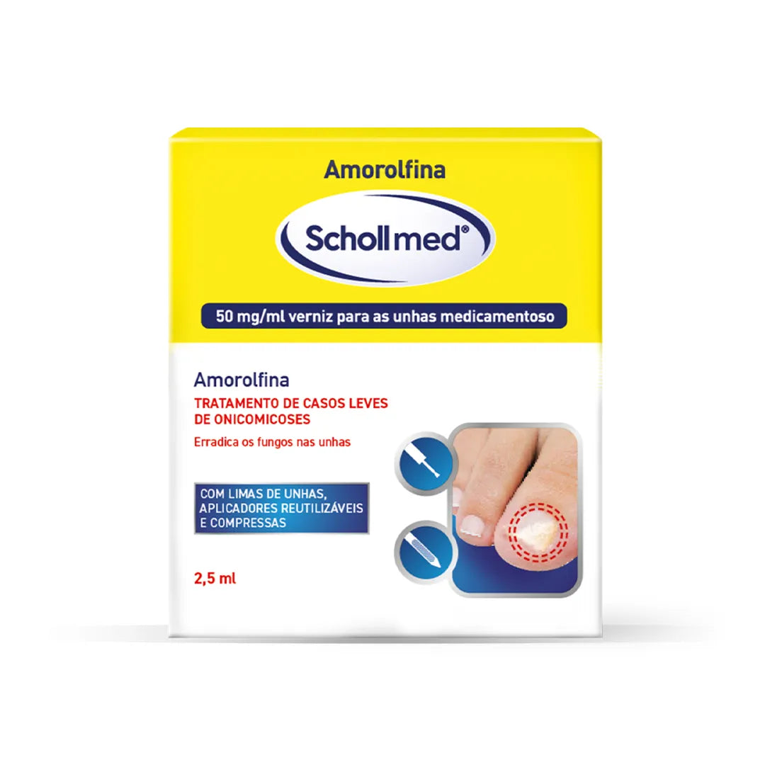 Scholl Amorolfina Schollmed Tratamento Fungos 2,5 ml