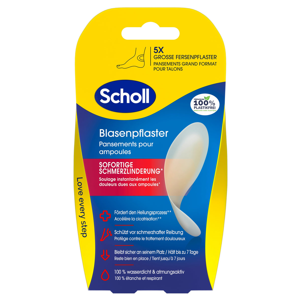Scholl DE Scholl Transparente Fersen Pflaster