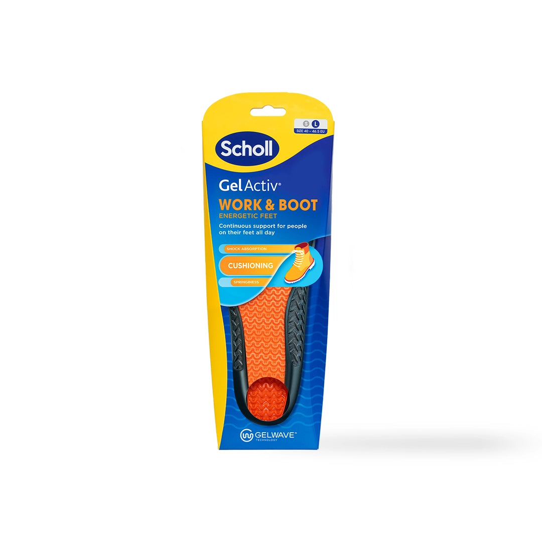 Scholl Gel Active Work innleggsåle Mann 1 par