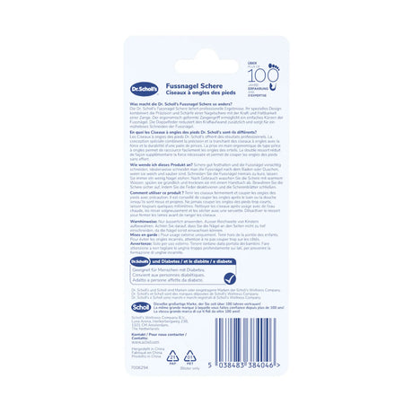 Scholl Site DE Care Dr. Scholl's Fussnagel Schere
