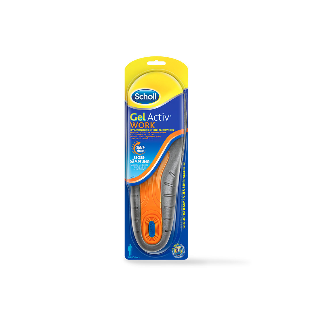 Scholl Site DE Insoles Scholl GelActiv Schuh Einlegesohlen Work Men