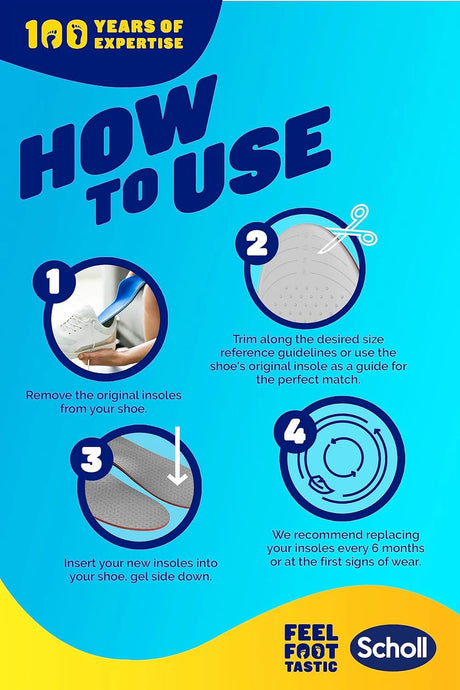 LiquiFlex™ Extra Support Insoles Small